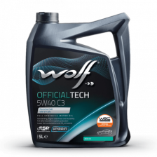Motorolja WOLF OFFICIALTECH 5W40 C3 5L